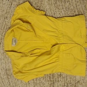 Ladies jacket light wear bright yellow med